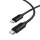 Borofone BX123 Leya kábel - Type C to Type C - PD 60W 3A 1 méter fekete