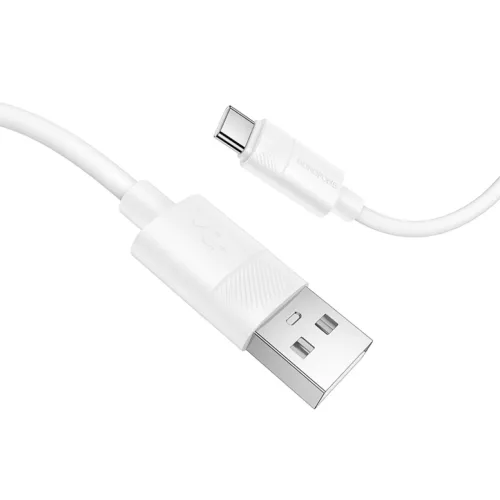 Borofone BX123 Leya - USB to Type-C - 36W 3A 1 méter fehér