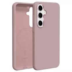   Samsung Galaxy S26 Ultra tok Etteri Silicone Mag, világos rózsaszín tok