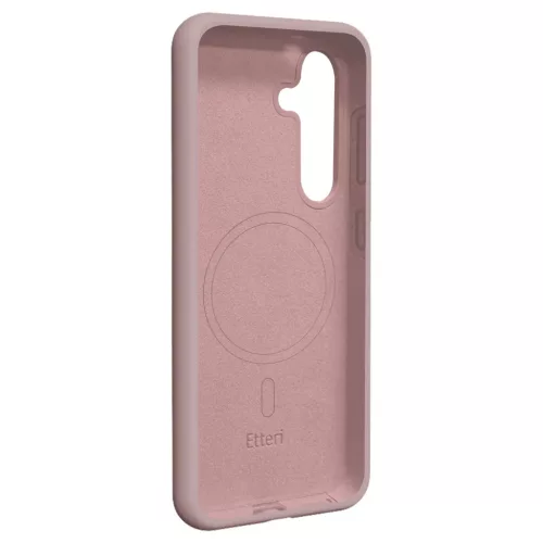 Samsung Galaxy S26 Ultra tok Etteri Silicone Mag, világos rózsaszín tok