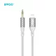 BWOO AUX kábel Lightning csatlakozó 3.5 mm Jack audio AUX073
