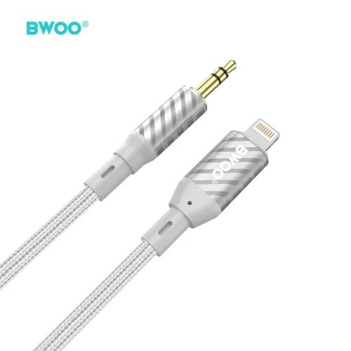 BWOO AUX kábel Lightning csatlakozó 3.5 mm Jack audio AUX073