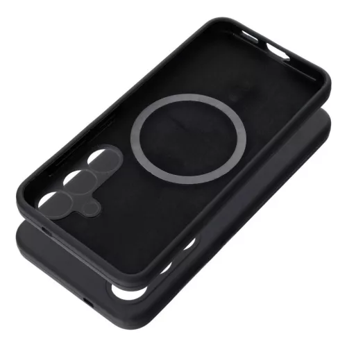 Samsung Galaxy S26 Ultra tok SILICONE 2mm, kompatibilis a MagSafe-fel fekete tok