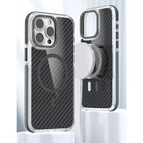 Samsung Galaxy S26 Ultra tok, FIBER MagSafe kompatibilis fekete tok