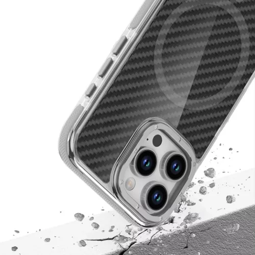 Samsung Galaxy S26 Ultra tok FIBER tok MagSafe kompatibilis szürke