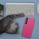 Samsung Galaxy S26 tok szilikon 2mm rózsaszín tok