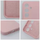 Samsung Galaxy S26 Ultra tok, szilikon tok 2mm homok rózsaszín