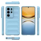 Samsung Galaxy S26 Ultra Magic Shield TPU + Flanel Tok (Világoskék)