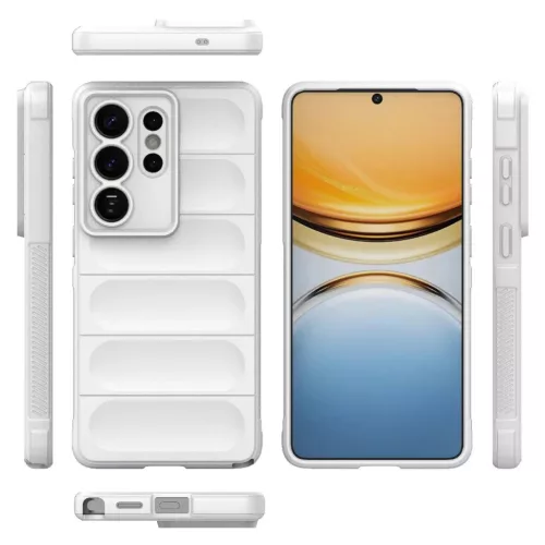 Samsung Galaxy S26 Ultra Magic Shield TPU + Flanel Tok (Fehér)