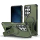 Samsung Galaxy S26 Ultra Armor MagSafe PC + TPU Tok támasztékkal (zöld) ütésálló