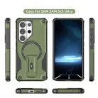 Samsung Galaxy S26 Ultra Armor MagSafe PC + TPU Tok támasztékkal (zöld) ütésálló