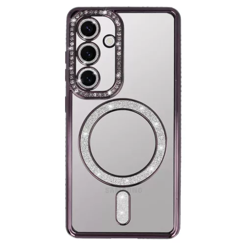 Bling Magsafe tok Samsung Galaxy A57 5G lila