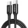 USB-C to USB-C Kábel UGREEN L501, 60W, 3A, 2m, Fekete