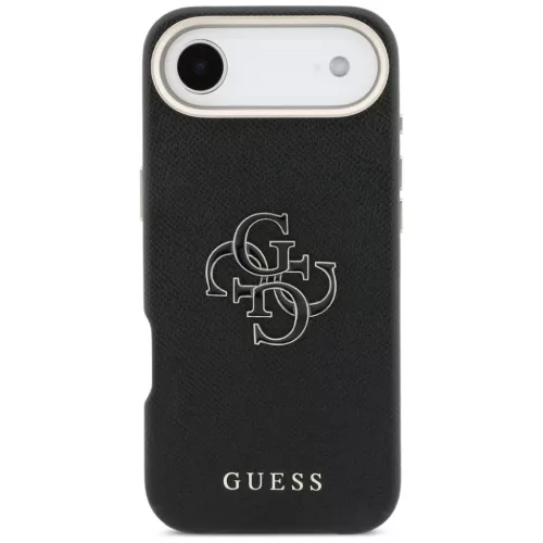 iPhone 17 Air Guess FW Resin Logo tok fekete