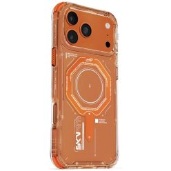   iPhone 17 Pro Max Skinarma Magma tok Mágneses Töltés Narancs