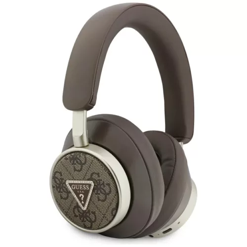 Guess 4G Triangle Logo Bluetooth ENC barna fejhallgató