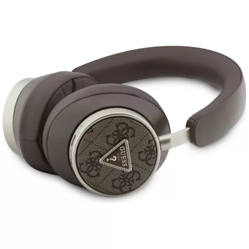 Guess 4G Triangle Logo Bluetooth ENC barna fejhallgató