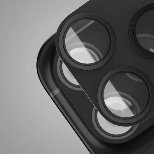 iPhone 17 Pro Teljes Kamera Lencsevédő Etteri fekete üvegfólia