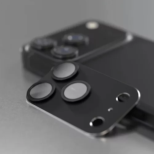 iPhone 17 Pro Max fekete Etteri teljes kamera lencsevédő üvegfólia