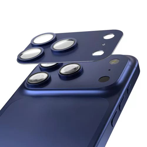iPhone 17 Pro Etteri teljes kamera lencsevédő kék üvegfólia