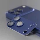 iPhone 17 Pro Etteri teljes kamera lencsevédő kék üvegfólia