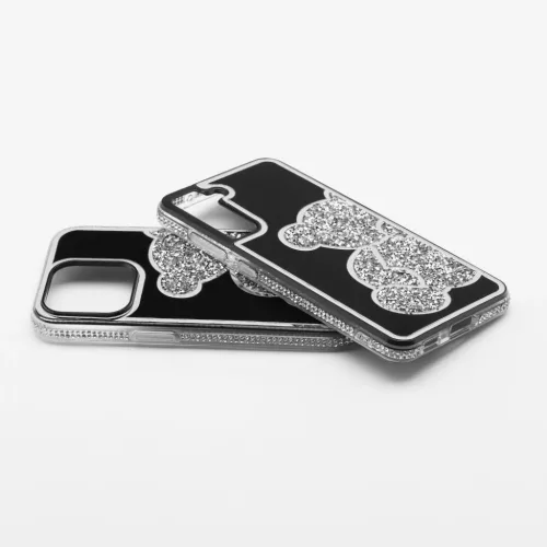 Samsung Galaxy A57 TEDDY BEAR ezüst tok