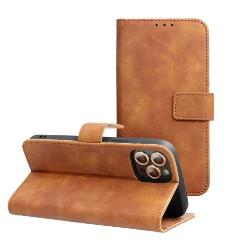 Samsung Galaxy A57 tok TENDER könyv tok barna