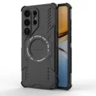 Samsung Galaxy S26 Ultra Butterfly Armor MagSafe mágneses gyűrűs ütésálló tok – fekete