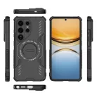 Samsung Galaxy S26 Ultra Butterfly Armor MagSafe mágneses gyűrűs ütésálló tok – fekete