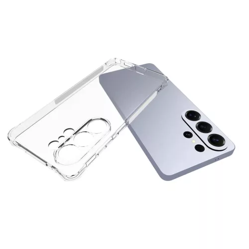Samsung Galaxy S26 Ultra ütésálló, csúszásmentes, megerősített TPU tok – átlátszó