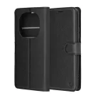 Techsuit - Bőr Fliptok - Xiaomi Redmi Note 15 5G - Fekete tok