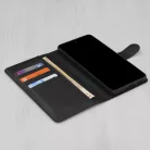Techsuit - Bőr Fliptok - Xiaomi Redmi Note 15 5G - Fekete tok