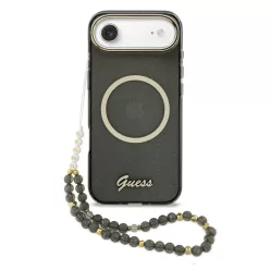 iPhone 17 Air Guess IML Glitter Script Strap MagSafe tok