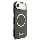 iPhone 17 Air Guess IML Glitter Script Strap MagSafe tok