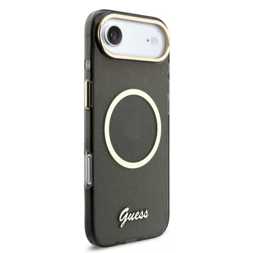 iPhone 17 Air Guess IML Glitter Script Strap MagSafe tok