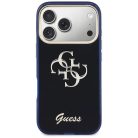 iPhone 17 Pro Max kék Guess IML 4G Script Metal Logo tok