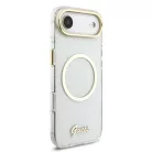 iPhone 17 Air Guess IML Glitter Script Strap MagSafe fliptok