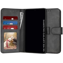 Techsuit - Diary Fliptok - Samsung Galaxy S26 - Fekete tok