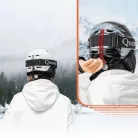 Qunature 10130003001 sí- és snowboard sisak fülvédőkkel, L méret - Fehér