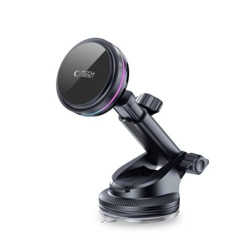 Tech-Protect V9 Arcticboost Magnetic Magsafe Műszerfal & Szellőző Autós Tartó Vezeték Nélküli Töltő 25W Qi2.2 Fekete