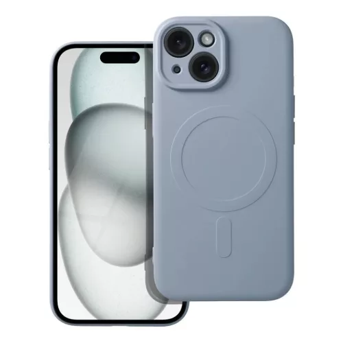 Samsung Galaxy A57 szilikon MagSafe kompatibilis tok világoskék