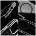 Samsung Galaxy A57 fekete MagSafe kompatibilis, Színes Gyűrűs Drop Glue tok