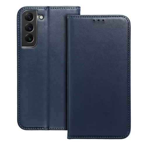 Samsung Galaxy A57 tok SMART MAGNETO könyv tok sötétkék