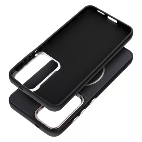 Samsung Galaxy A57 tok FRAME MAG COVER tok kompatibilis MagSafe-fel fekete