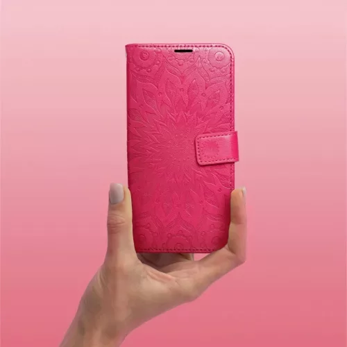 Samsung Galaxy A57 tok MEZZO Book tok mandala magenta