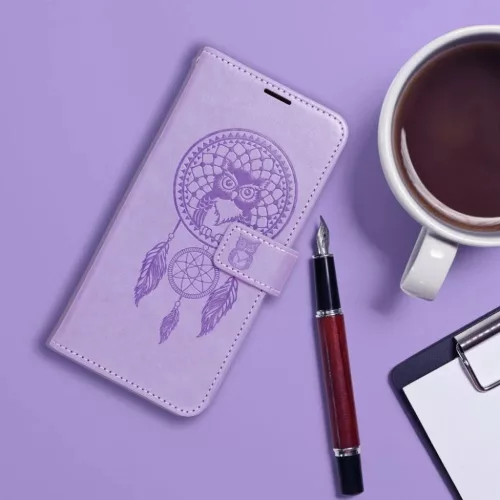 Samsung Galaxy A57 tok MEZZO tok könyvtok álomfogó lila