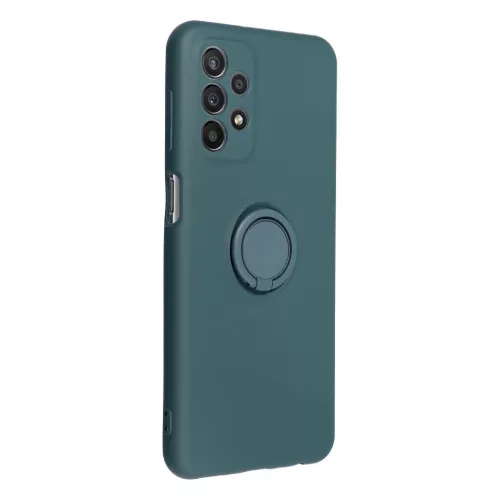 Samsung Galaxy A57 5G szilikon gyűrű tok zöld