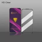 iPhone 17 Pro OG Purple Big Curved kijelzővédő fólia fekete kerettel