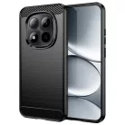 Techsuit - Carbon Silicone - Xiaomi Redmi Note 15 Pro 4G - Fekete tok