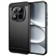 Techsuit - Carbon Silicone - Xiaomi Redmi Note 15 Pro 4G - Fekete tok